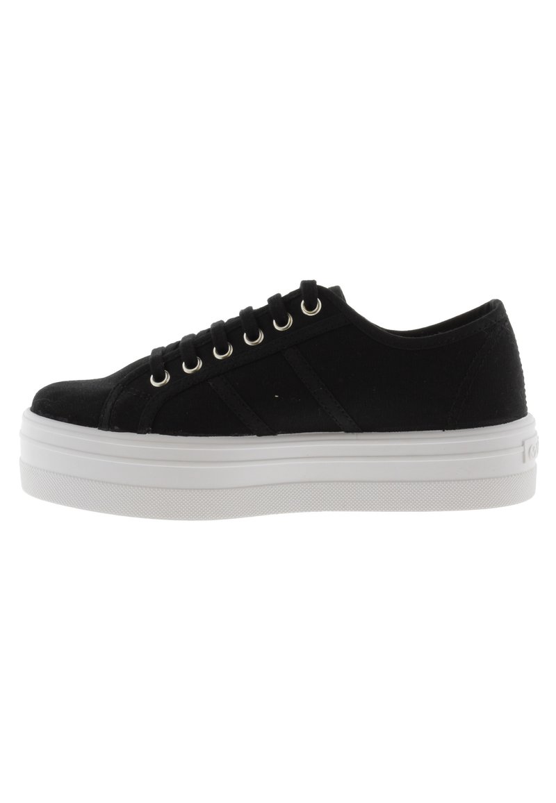 Victoria Shoes BASKET LONA PLATAFORMA Trainers black Zalando.de