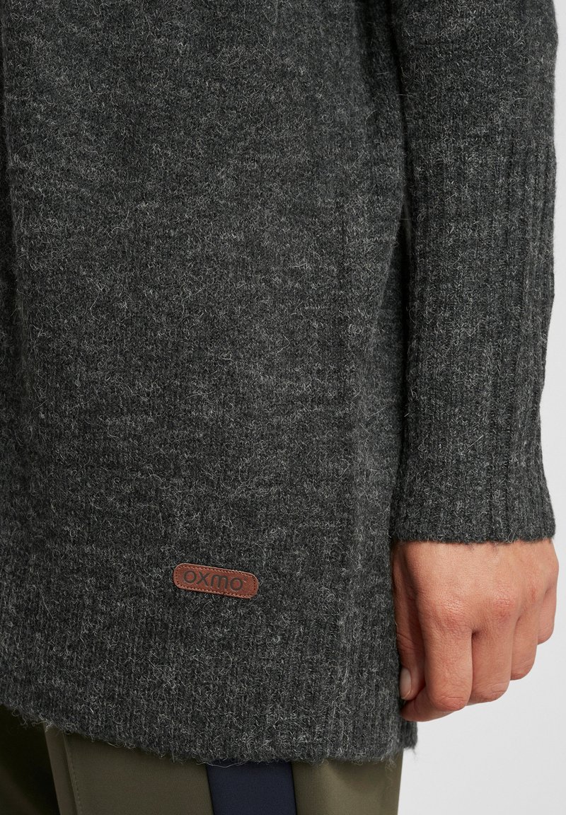 Damen Strickjacken | Oxmo OXGISELE Strickjacke dark grey melange/dunkelgrau - RW41841 Damen Strickjacken | Oxmo OXGISELE Strickjacke dark grey melange/dunkelgrau - RW41841