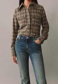 Mango Vaqueros bootcut - dark blue
