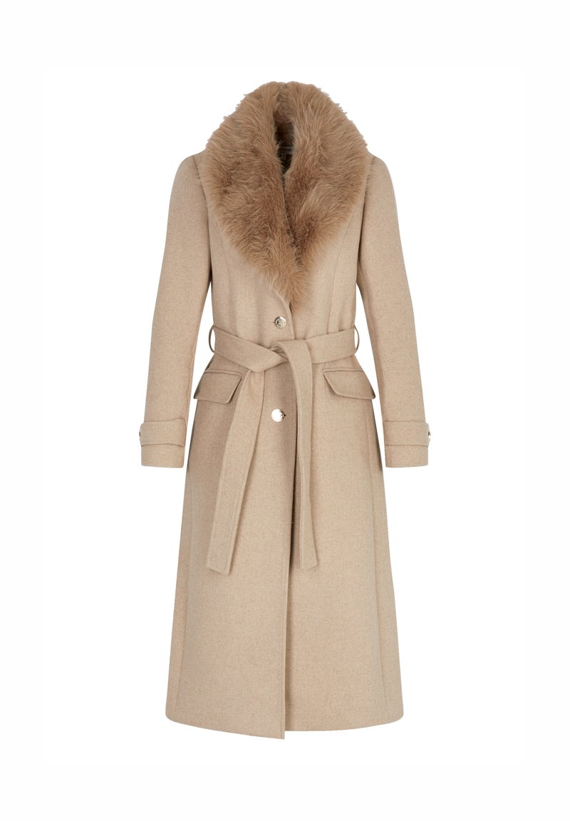 Manteau Duffer Vintage En Laine Beige - Taille M, Style Classique Pour Homme
