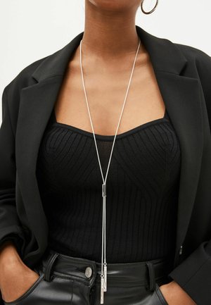 Next LONG BAR DROP Y - Halsband - silver tone