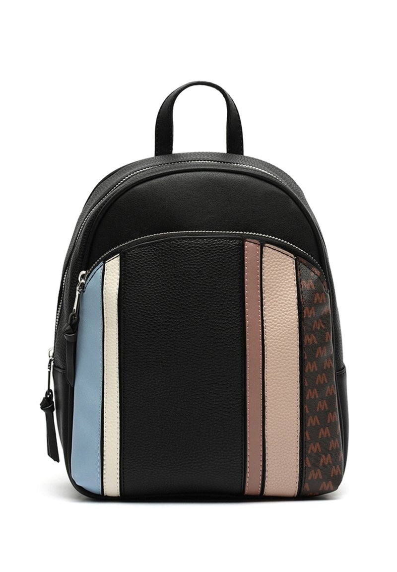 Calvin Klein Borsa Nera Donna Con Stampa Monogram E Logo Metallizzato Sul Davanti 126011119