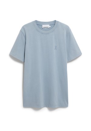 ARMEDANGELS MAARKOS GMT DYE - T-shirt basic - pigment blue washed