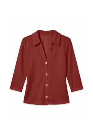 Vero Moda, TOP VMELIN TOP - Gilet - russet brown