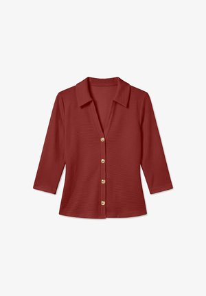 Vero Moda, TOP VMELIN TOP - Gilet - russet brown