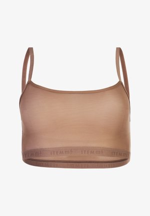 ITEM m6, BRALETTE ALL MESH - Bustier - milk chocolate