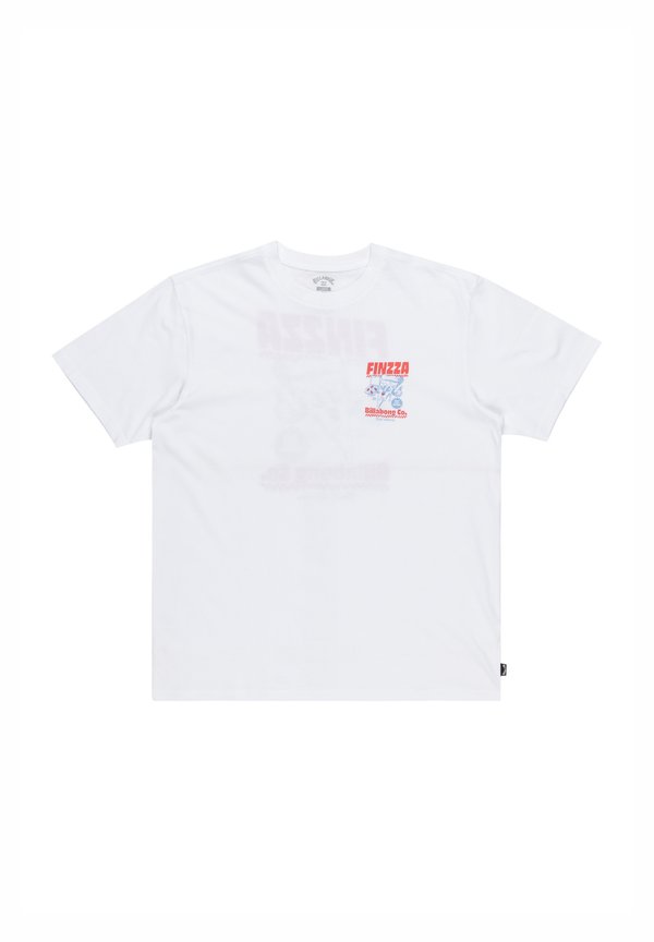 LUNCH BREAK  - Print T-shirt - wht2