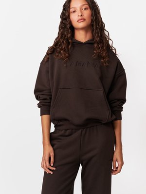 LA MANIA Z KAPTUREM BROOK - Hanorac - dark chocolate