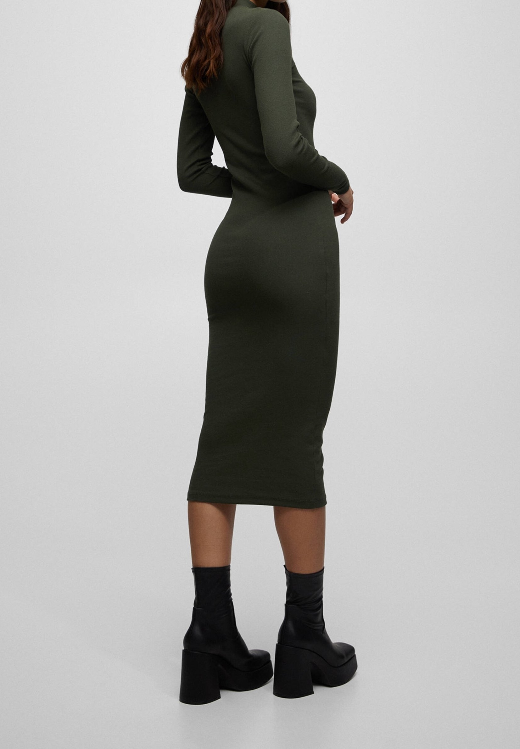 chinese dress ladies MILLIE dress in Dark Green  Trades of Hope