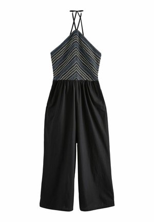 Next HALTERNECK   - Jumpsuit - black blue yellow