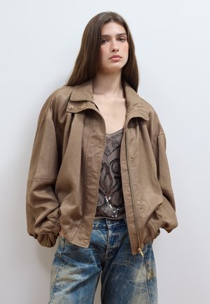 Les Copains, REGULAR FIT JACKET - Übergangsjacke - bronze brown
