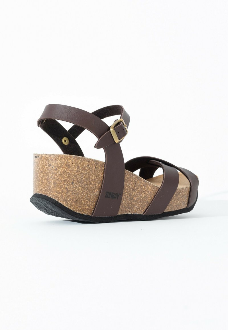 Damen Sneaker | SUNBAY PIVOINE Plateausandalette brown/braun - NB86469 Damen Sneaker | SUNBAY PIVOINE Plateausandalette brown/braun - NB86469