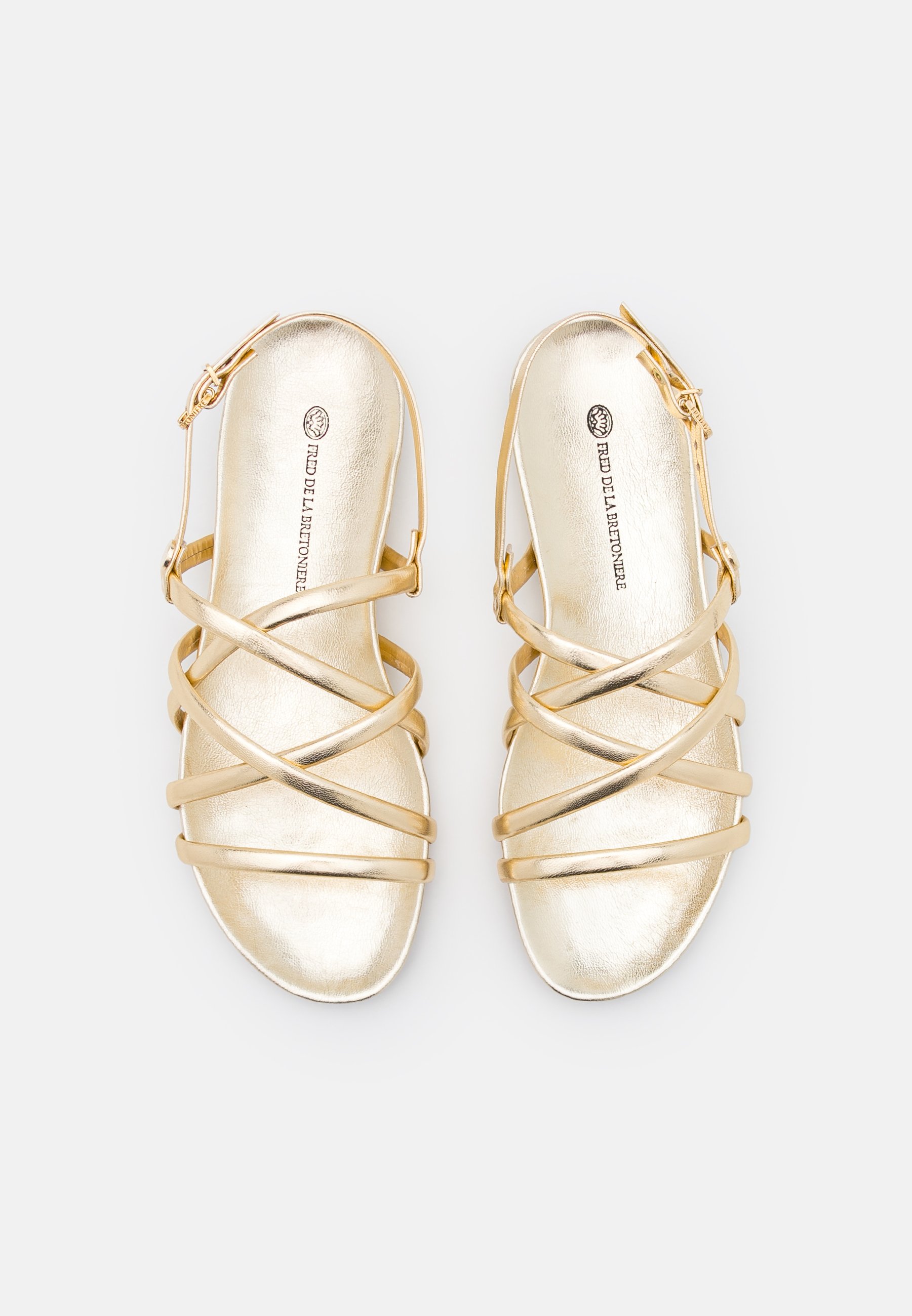 Fred de la Bretoniere Sandalen - light gold/goudkleurig - Zalando.nl