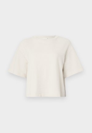 CLOSED BACK SLIT - Print T-shirt - ecru