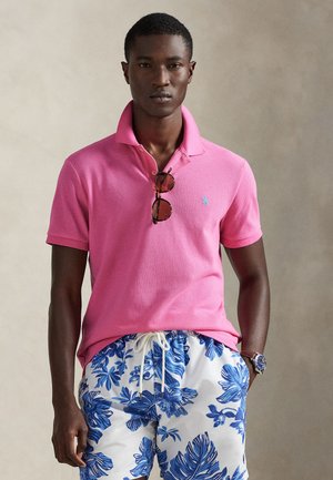 THE ICONIC MESH POLO SHIRT - Polo - baja pink