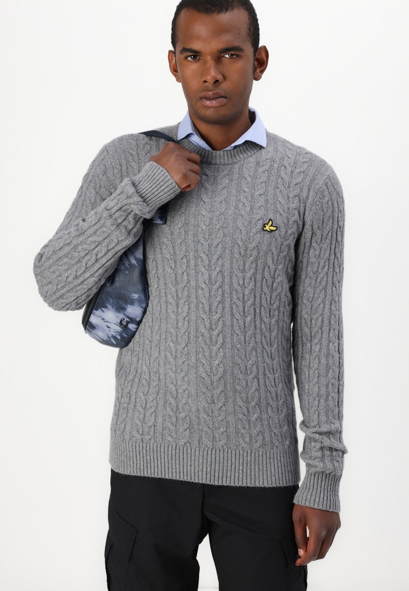 Lyle And Scott Vintage Parkas Bonded Homme Gris