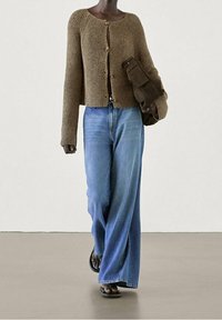 Massimo Dutti Strickjacke - light grey