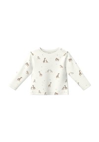 s.Oliver MIT ALL-OVER-PRINT SET - Broek - ecru