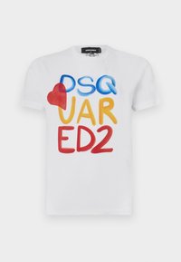 JUST RIGHT TEE - Print T-shirt - white