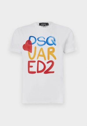 Dsquared2 JUST RIGHT TEE - Print T-shirt - white