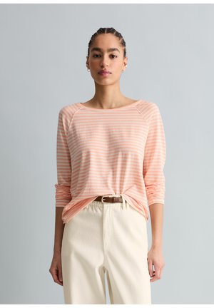 GESTREIFTES AUS LOOSE  - Langarmshirt - light pink