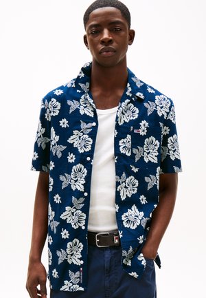 SLUB SHIRT UNISEX - Button-down blouse - dark night navy