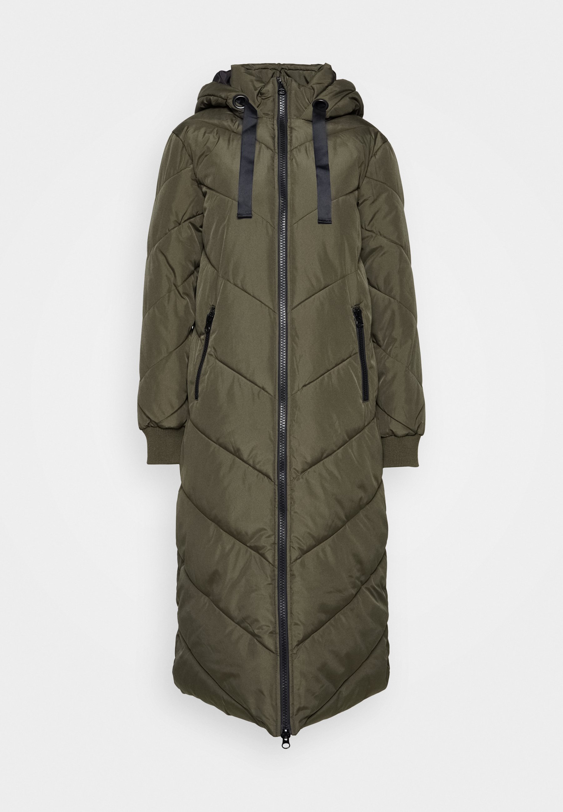 JDY JDYSKYLAR X-LONG PADDED JACKET - Winter coat - forest night