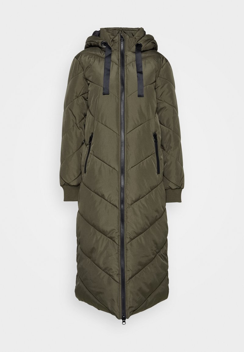 JDY Wintermantel groen