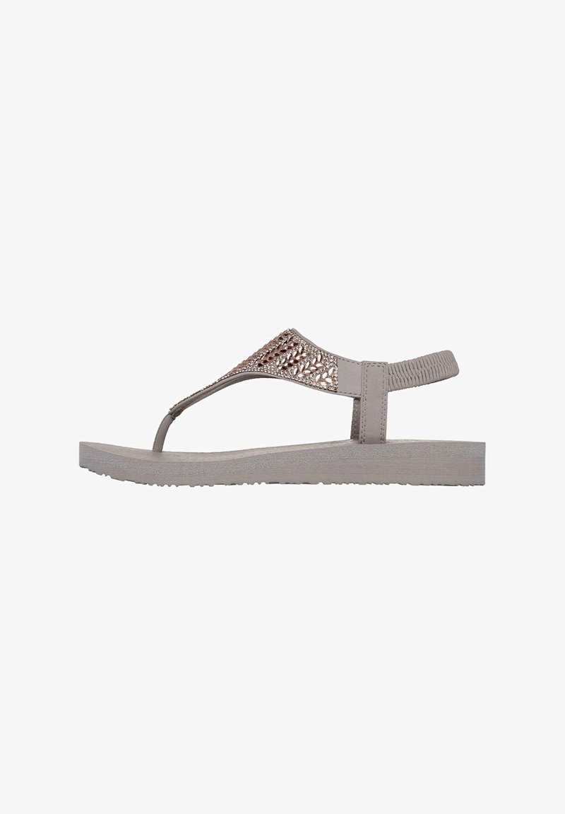 Skechers MEDITATION - GLAMOROUS MUSE - Sandales tongs - marrón