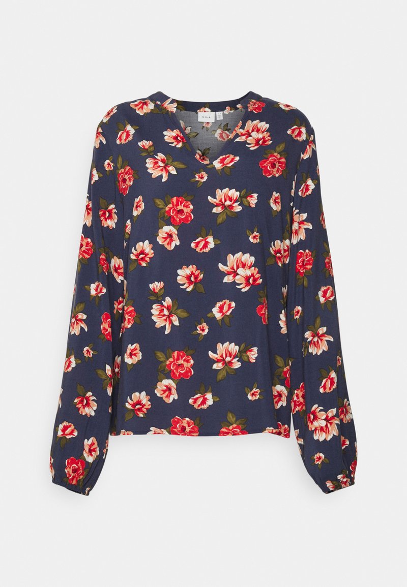 VILA Tall Blouse donkerblauw