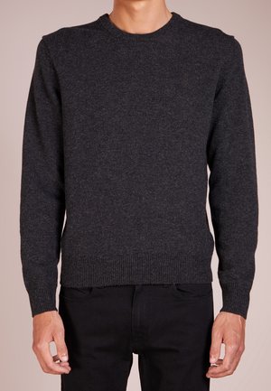 Jersey de punto - mottled dark grey