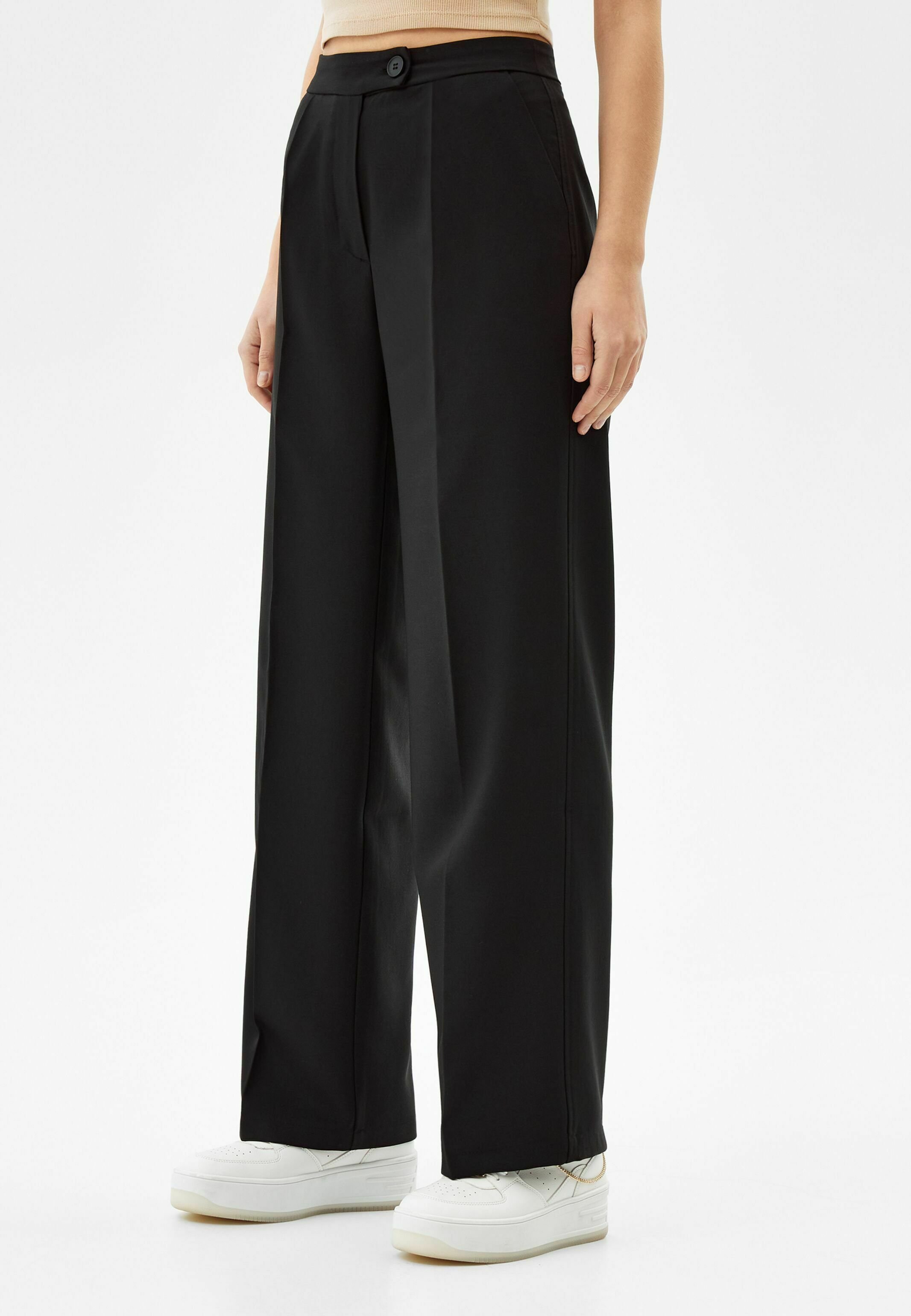 Bershka WITH POCKETS - Pantaloni - black/nero - Zalando.it