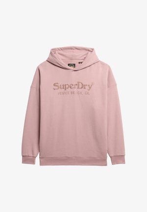 Superdry & Co RELAXED - Hoodie - mauve