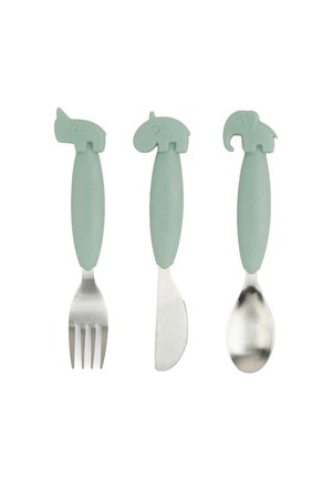 EASY-GRIP SET DEER FRIENDS - Couverts pour enfants - green