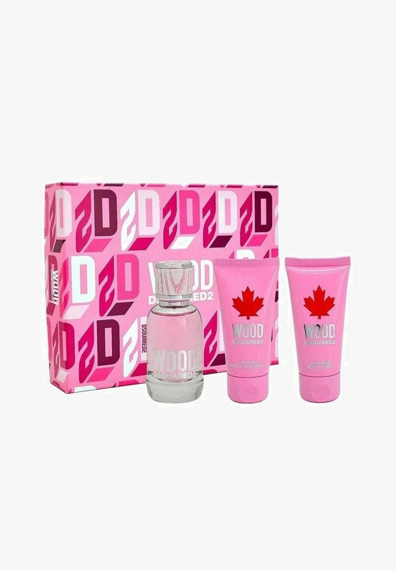 Dsquared2 Fragrances - GIFTSET DSQUARED2 WOOD POUR FEMME EDT 50ML + SG 50ML + BL 50ML - Kroppsvård - set - pink, Förstora