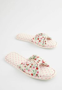 Cath Kidston REGULAR FIT - Šľapky - ecru floral spot mixed print