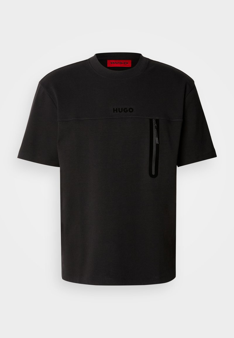 HUGO T-shirt print zwart