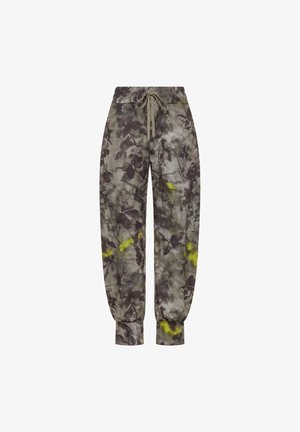 Deha, FLORAL ALLOVER PRINT JOGGERS - JOGGER - Stoffhose - brown