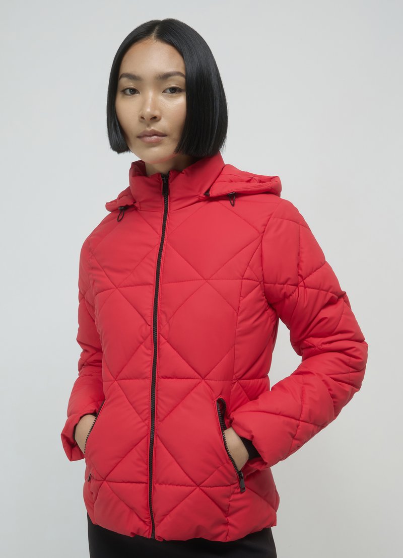 Calliope IMBOTTITO CON CAPPUCCIO - Giacca invernale - rosso