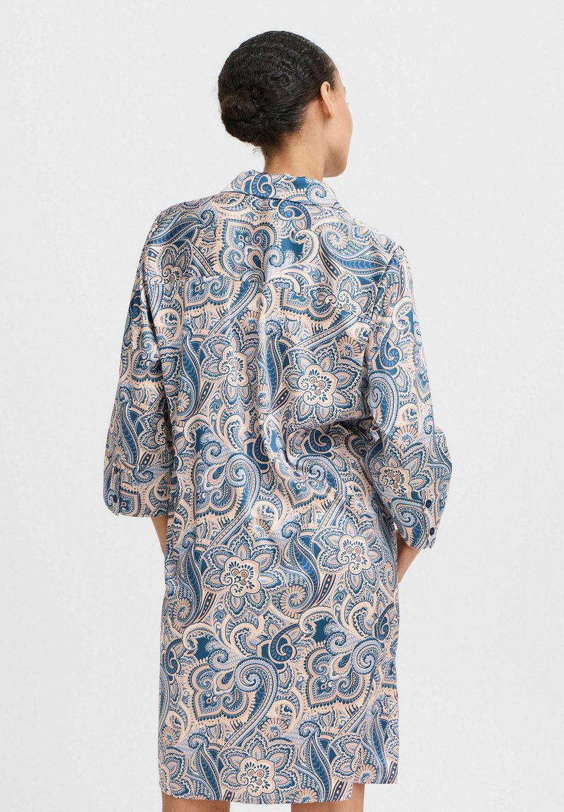 b.young BYHILLY - Shirt dress - blue paisley mix/blue - Zalando.ie b.young BYHILLY - Shirt dress - blue paisley mix/blue - Zalando.ie