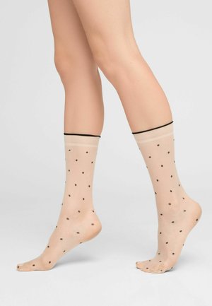 Calzedonia, 15 DENIER SHEER POLKA DOT - Chaussettes - off-white