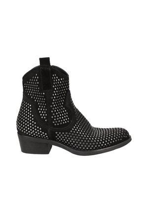 Bottines de cowboy / motard - schwarz