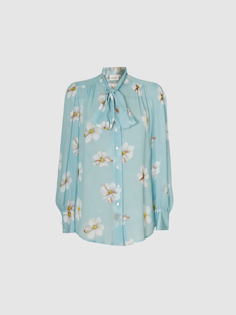 ANDIATA Overhemdblouse lichtblauw