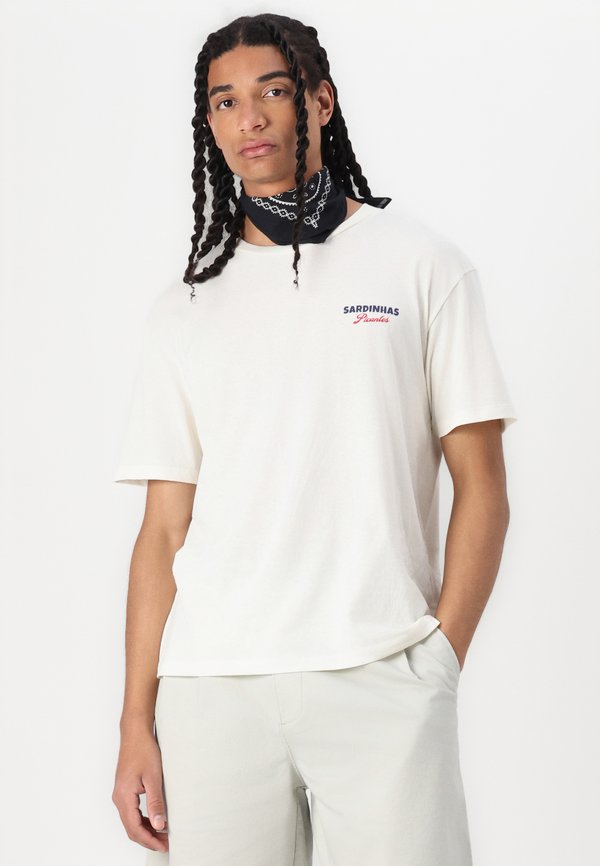 JORSARDINHAS TEE  - Print T-shirt - egret2