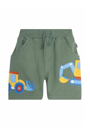APPLIQUE IN POCKET - REGULAR FIT - Träningsbyxor - khaki green digger
