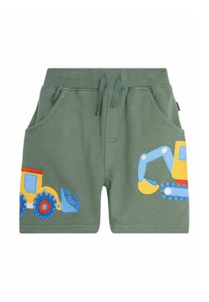 APPLIQUE IN POCKET - REGULAR FIT - Treniņtērpa apakšdaļas - khaki green digger