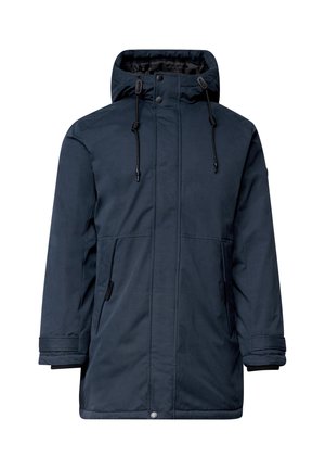 Street One MEN, PARKA MIT VERDECKTEM REISSVERSCHLUSS - Parka - shadow blue