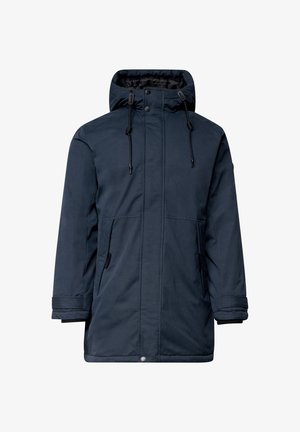 Street One MEN, PARKA MIT VERDECKTEM REISSVERSCHLUSS - Parka - shadow blue