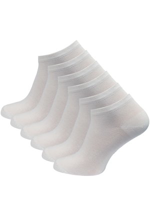 BAMBUS 6 PAAR - Trainer socks - weiß