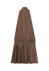 HALTER NECK - SHORT - Nappali ruha - brown